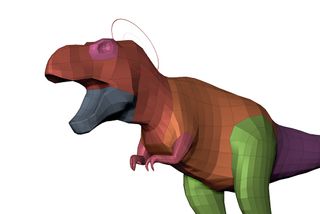 How to create a realistic 3D dinosaur