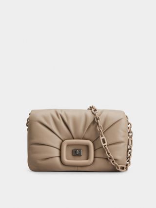 Roger Vivier Viv' Choc Bag in Leather