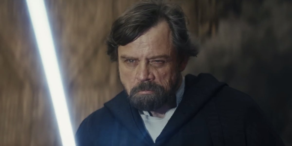 Luke Skywalker in Star Wars The Last Jedi