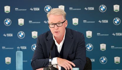 Pelley speaks at a press conference 