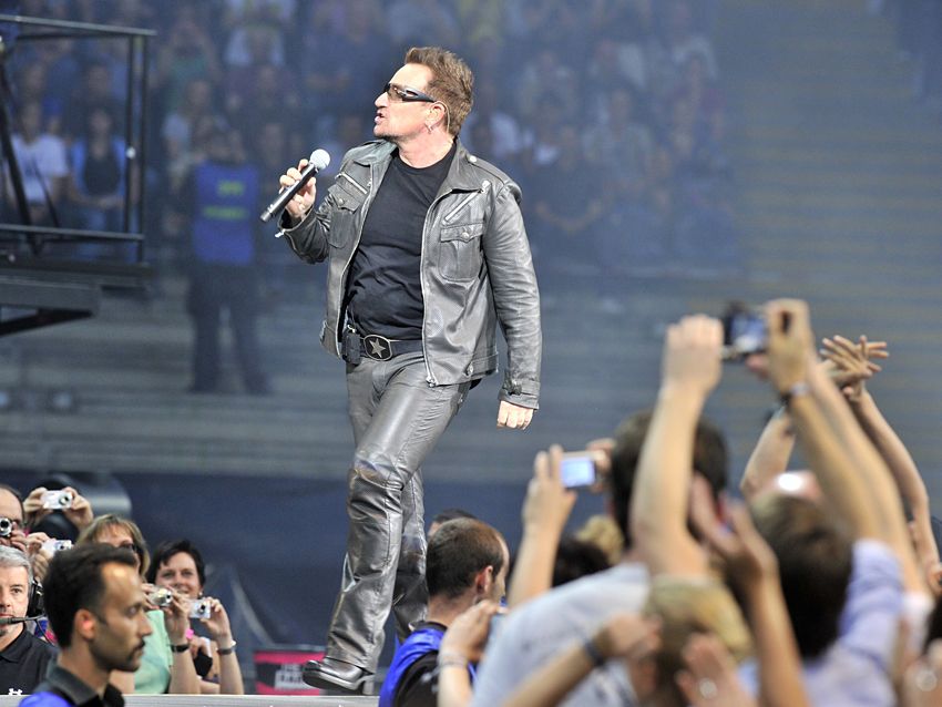 Onstage in Frankfurt, August 2010