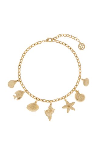 Exclusive Gold-Tone Charm Necklace