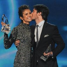 Nina Debrov and Ian Somerhalder