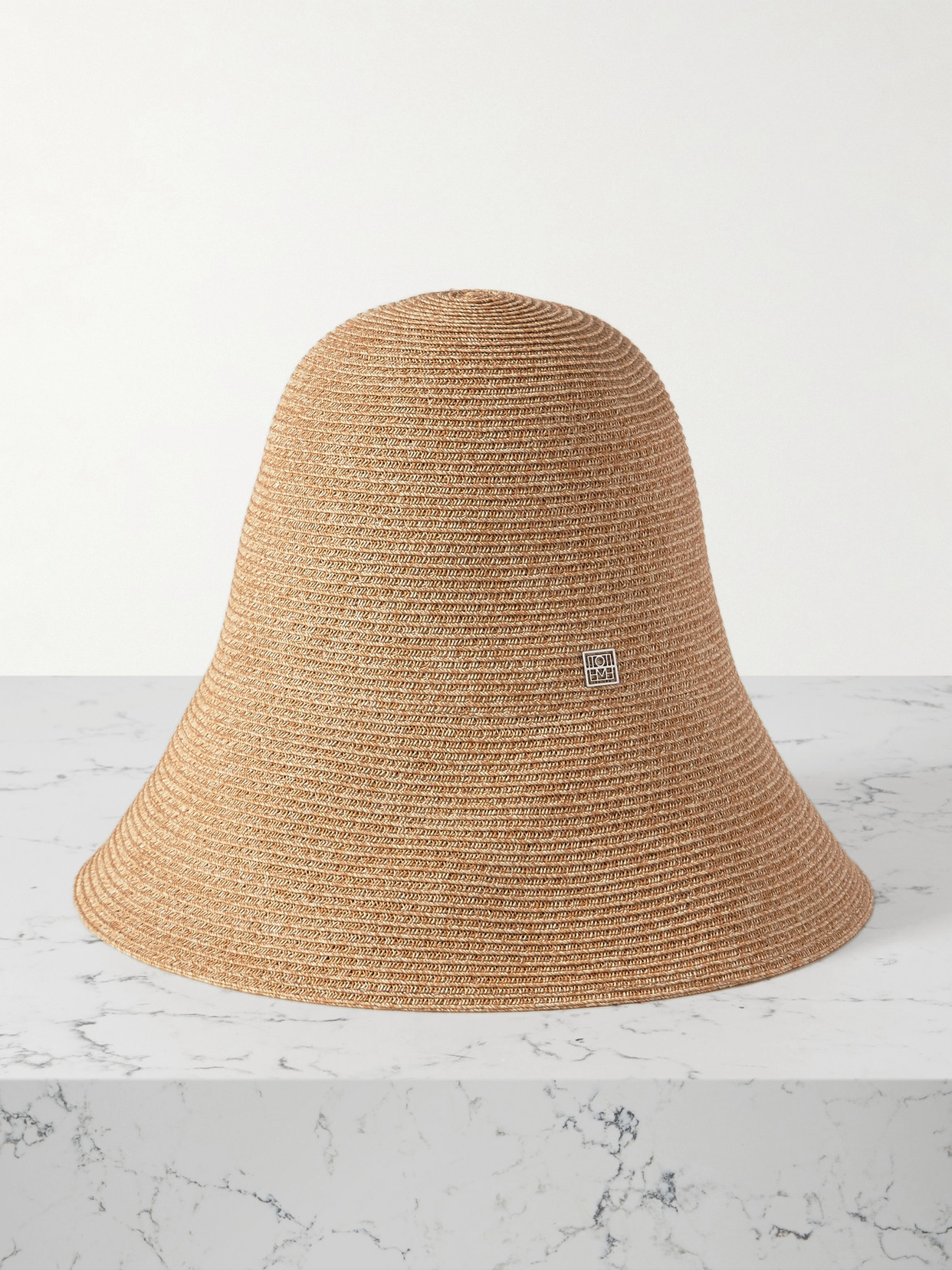 Embellished Straw Bucket Hat