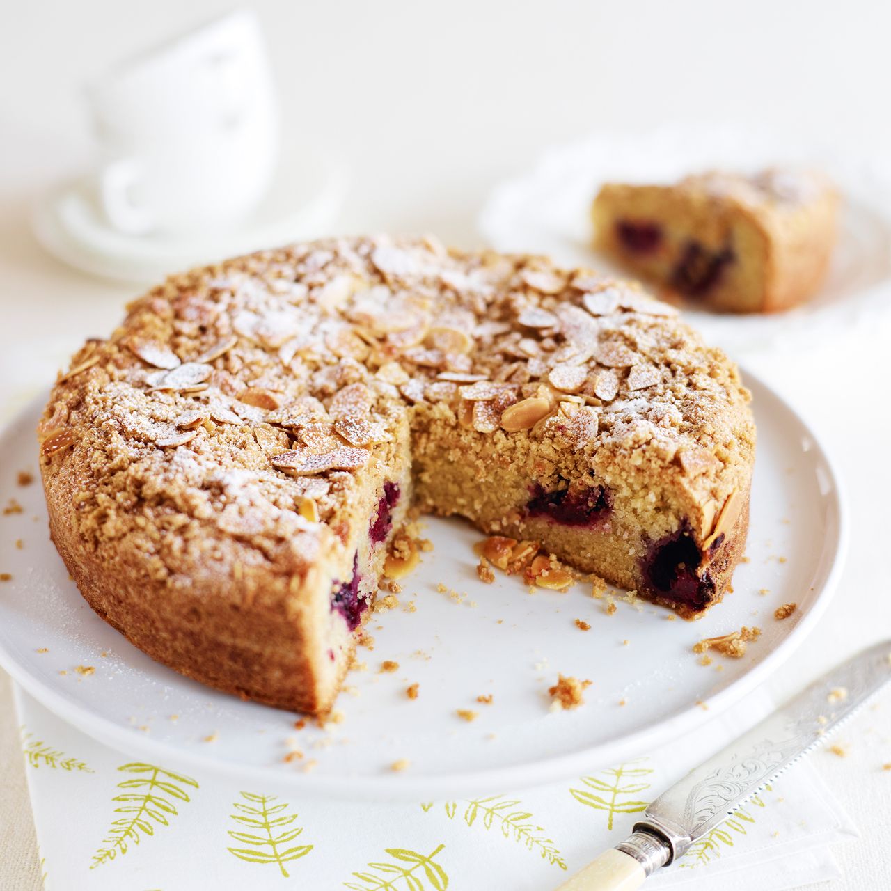 Vegan Blackberry And Almond Cake