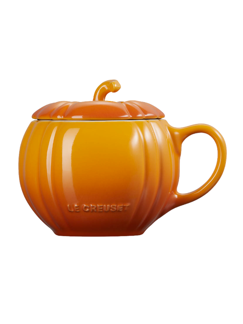 Persimmon Stoneware Pumpkin Mug