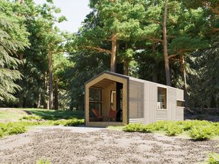 Egaming-inspired cabin by studio JaK forest cabin option