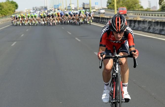 Marco Pinotti (BMC) also got some training miles in during a breakaway in the first week