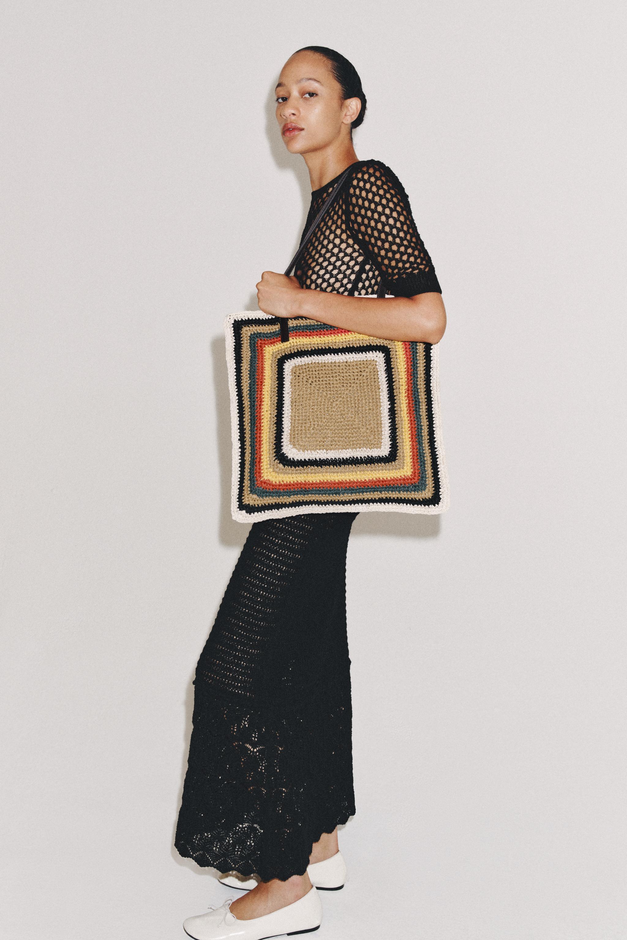 Multicolor Shopper Bag