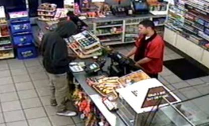 New surveillance footage from 7-Eleven offers the first public glimpse of Trayvon Martin, as he pays for his iced tea and candy, on the night he was shot.