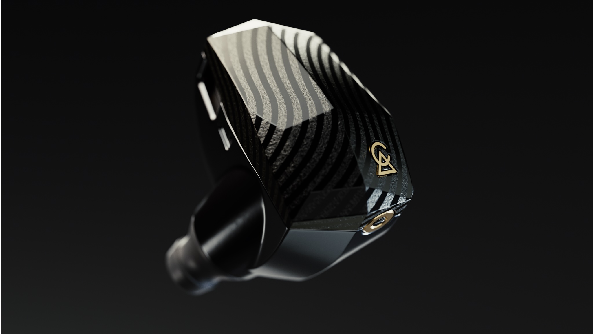 Campfire Audio Andromeda 10 SE in black shot against a black background