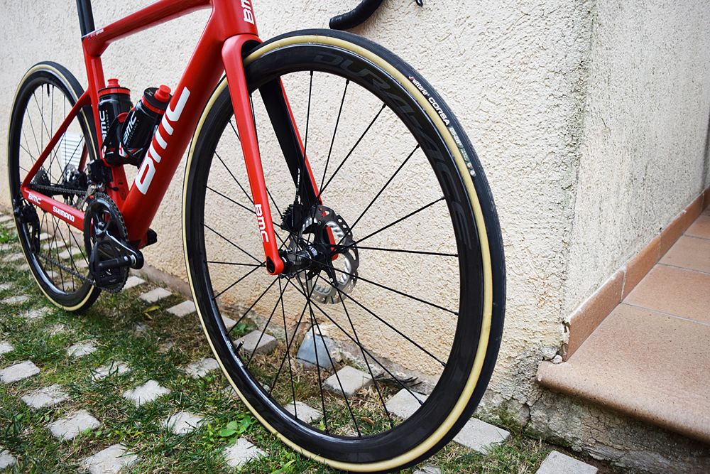 The team also use Shimano's Dura-Ace R9100 series wheels, available in disc or rim brake versions