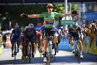 Wout van Aert (Jumbo-Visma) wins stage 5 in the Criterium du Dauphine