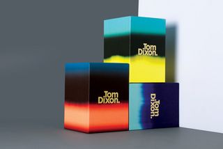 Brand mark and packaging for Tom Dixon on the new Eclectic range