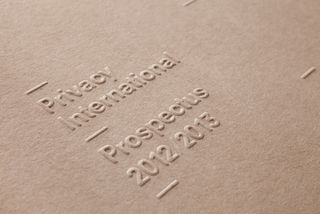 Embossed packaging adds to the look and feel