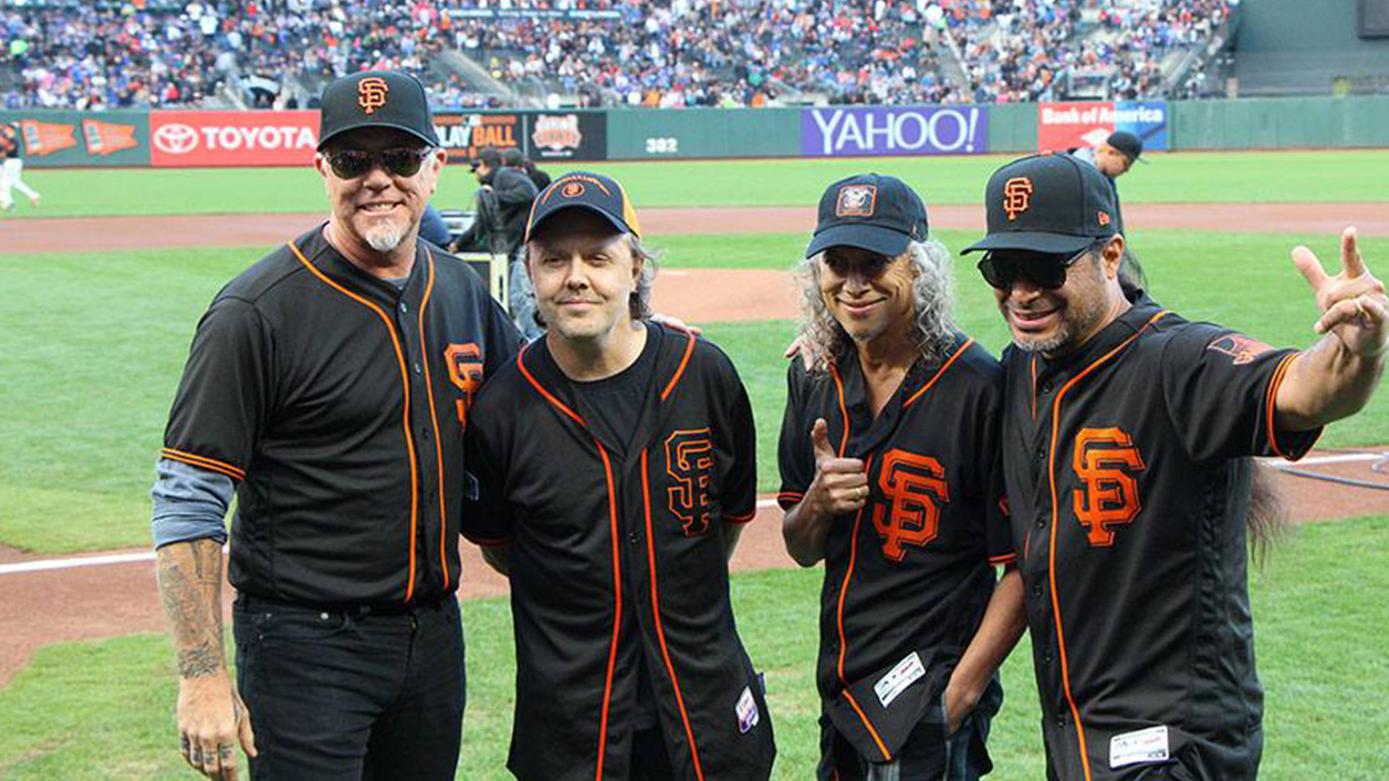 WATCH: James Hetfield & Kirk Hammett Perform At San Francisco Giants' 7th  Annual Metallica Night