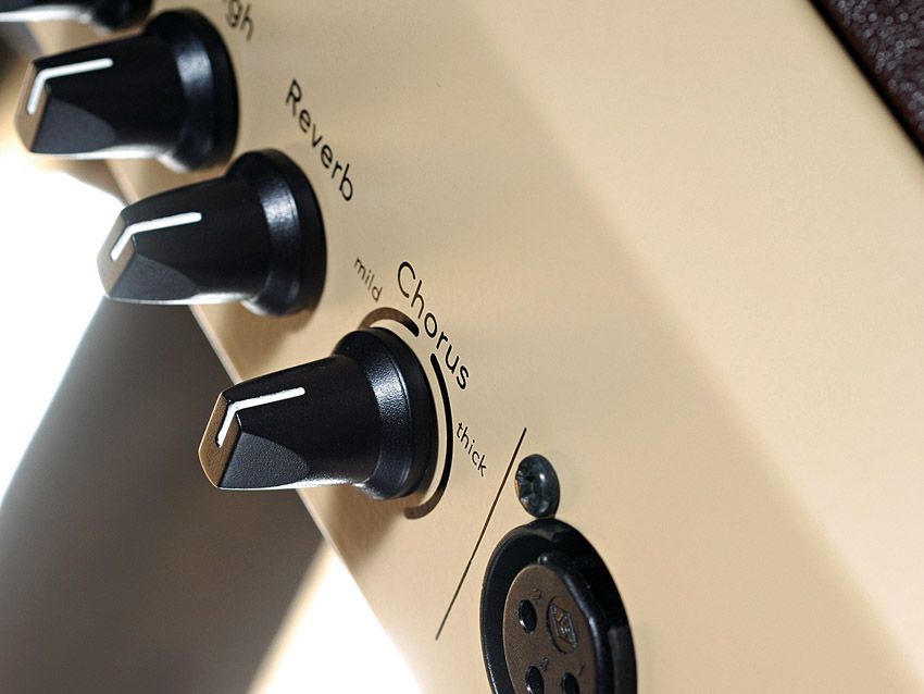 The Mini's brown and cream colour scheme sets it apart from other Loudboxes.