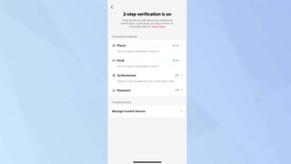 TikTok Security Checkup 2 Step Verification