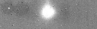 The comet C/2018 N1 is seen by NASA's Transiting Exoplanet Survey Satellite (TESS) in this view captured by the spacecraft on July 25, 2018. The comet was discovered June 25 by NASA's Near-Earth Objects Wide-field Infrared Survey Explorer.