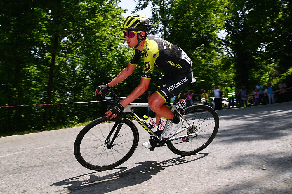 Mike Nieve (Mitchelton-Scott) at the Giro d'Italia stage 13, in the breakaway