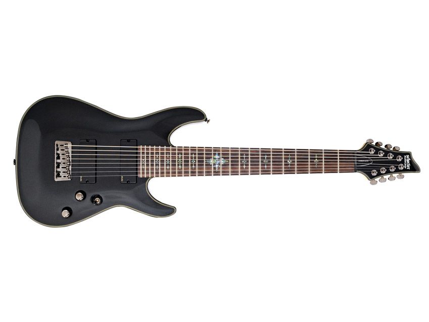 Eight strings can make for tricky work for small hands, but the body is comfortable, giving good fret access.