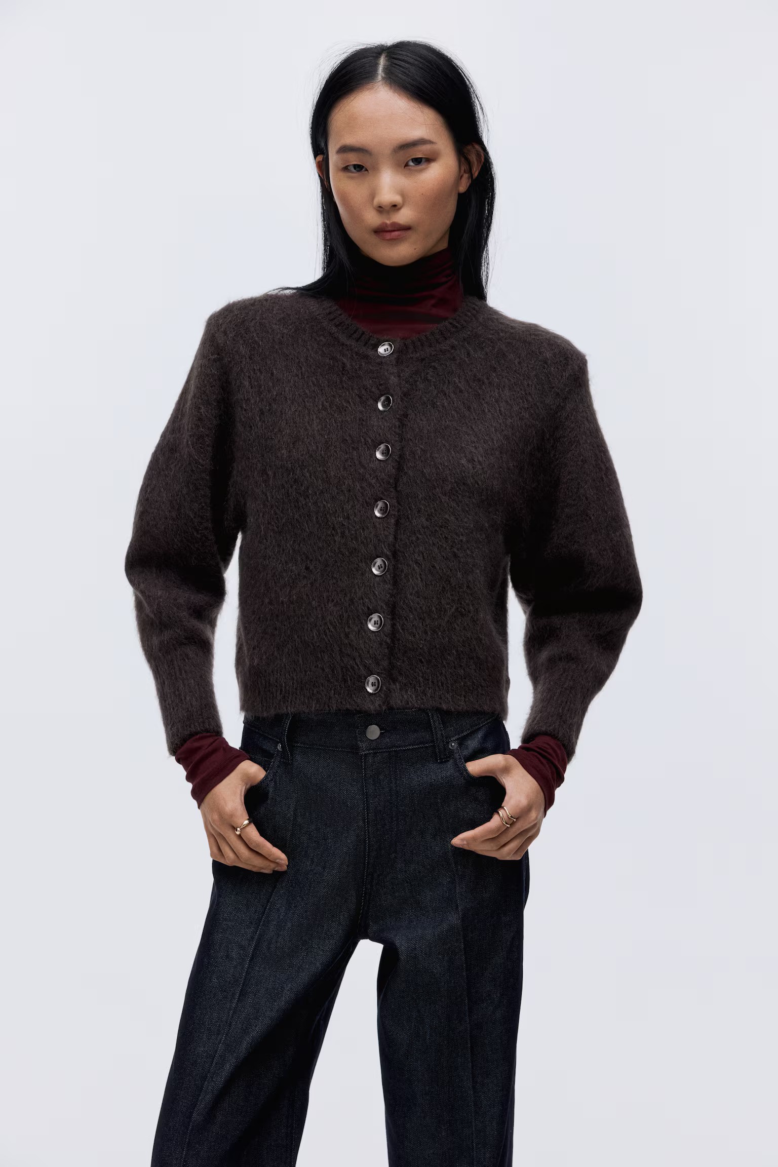 H&amp;amp;M, Mohair-Blend Cardigan