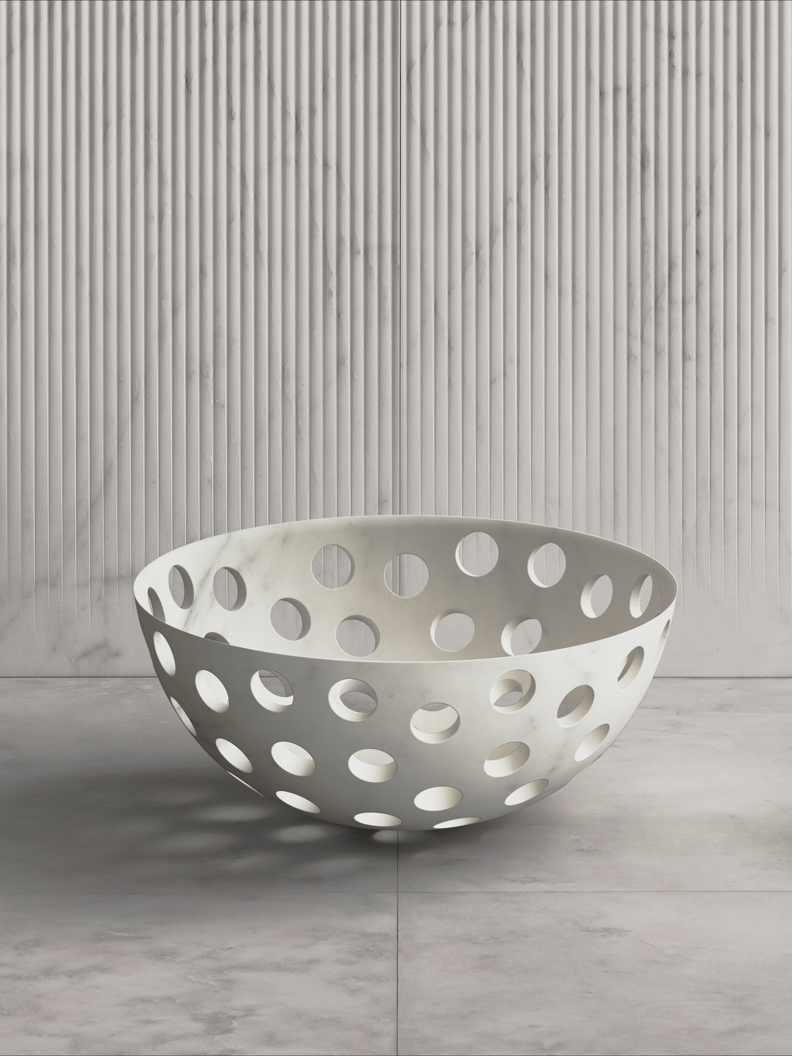 Cermaic bowl with holes in it