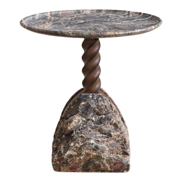 Soho Home, Dakota Side Table, Jurassic Black