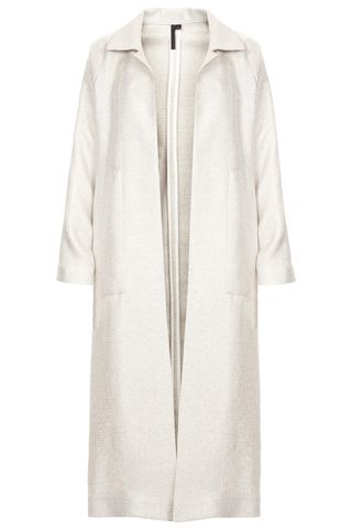 Topshop Boutique Long Weave Coat, £160