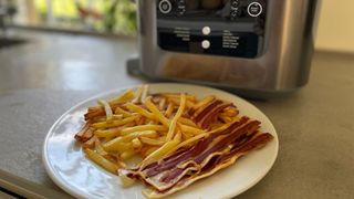 Ninja Speedi Air Fryer bacon and chips