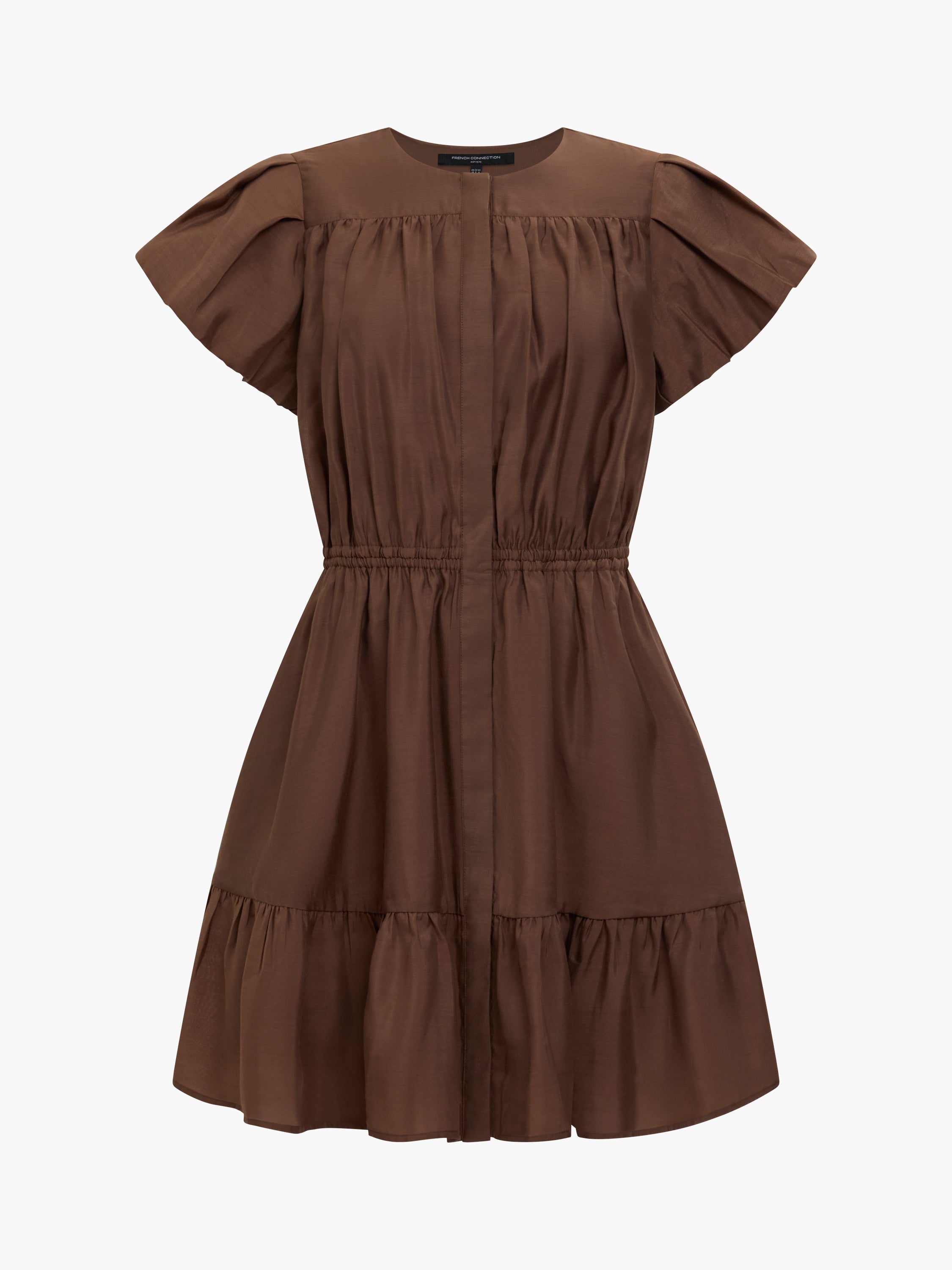 Holland Flutter Sleeve Mini Dress
