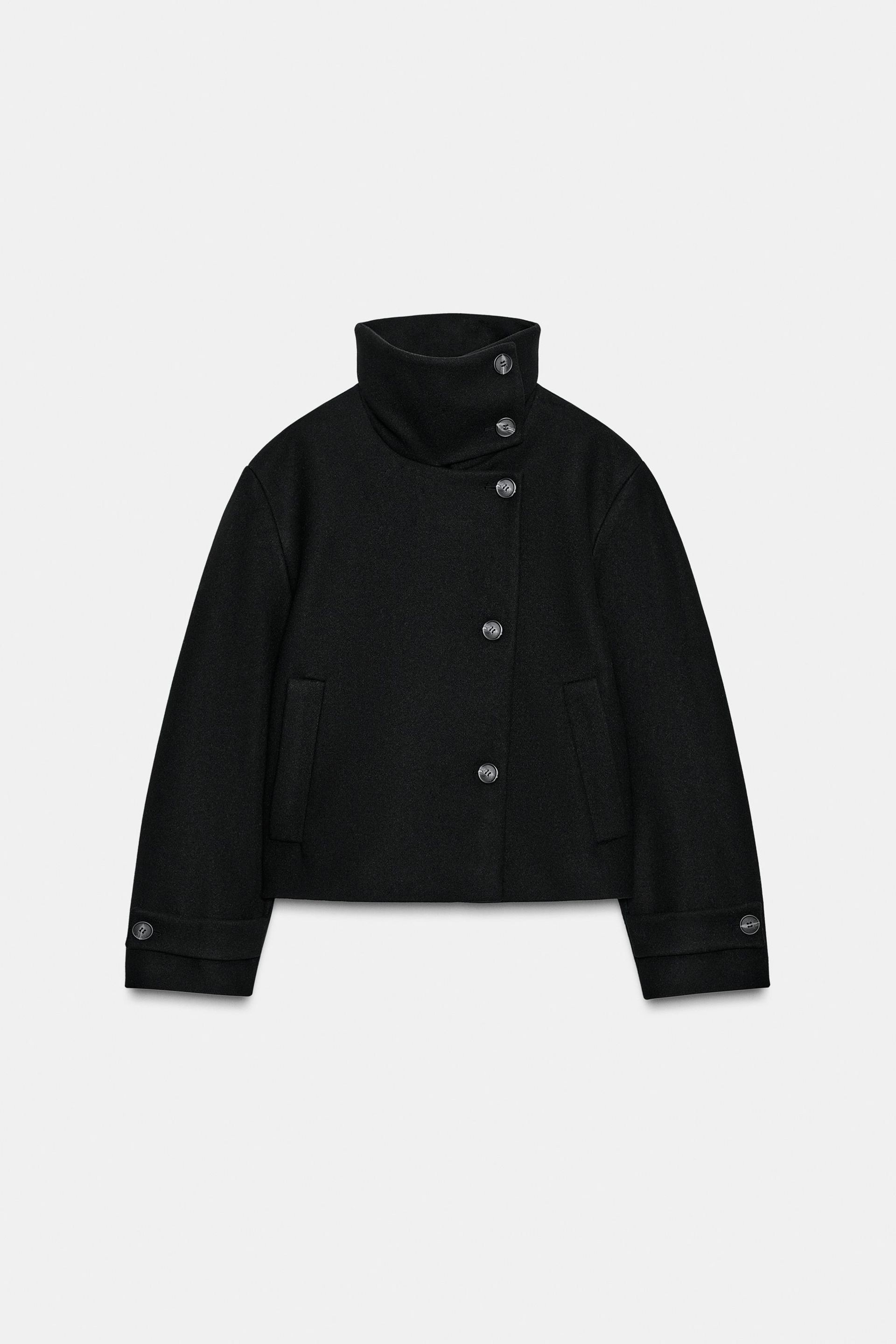 Short Coat With High Neck