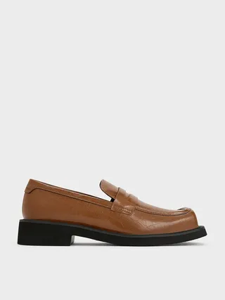 Monique Square-Toe Loafers