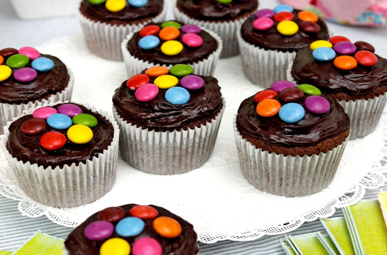 Chocolate caramel cupcakes