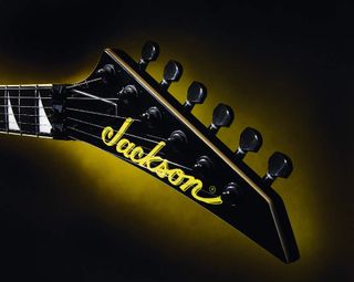 The distinctive Jackson headstock is a modern classic