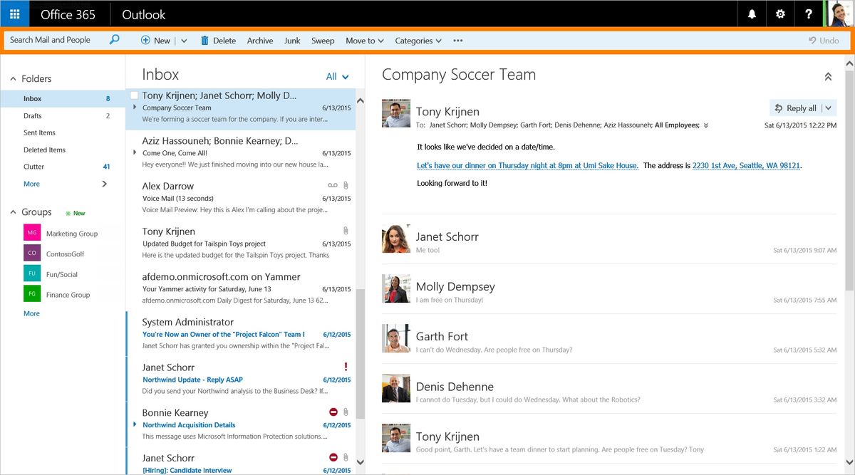 Microsoft gives Outlook on the web a new look | TechRadar