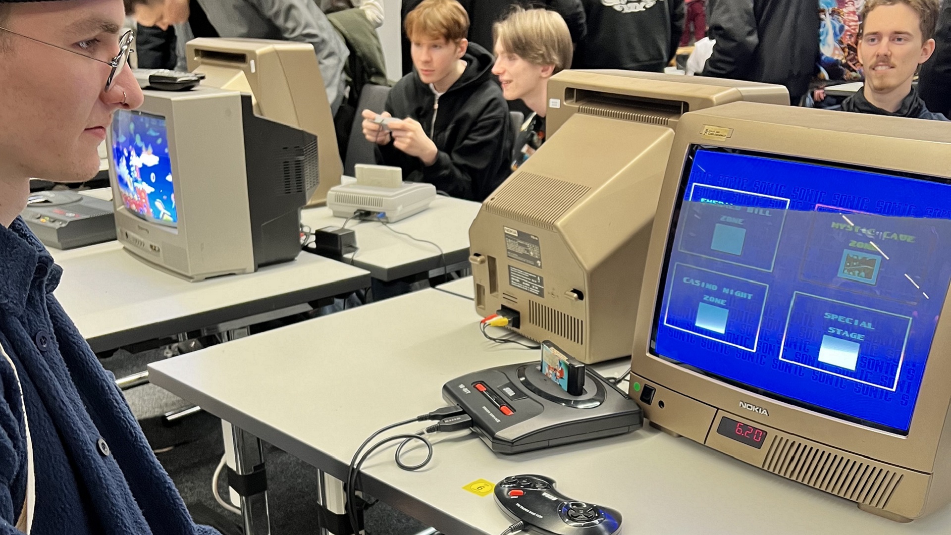 MAG-C; Messe Erfurt; Retro-Anspielstation