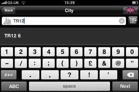Navigon mobile navigator on iphone