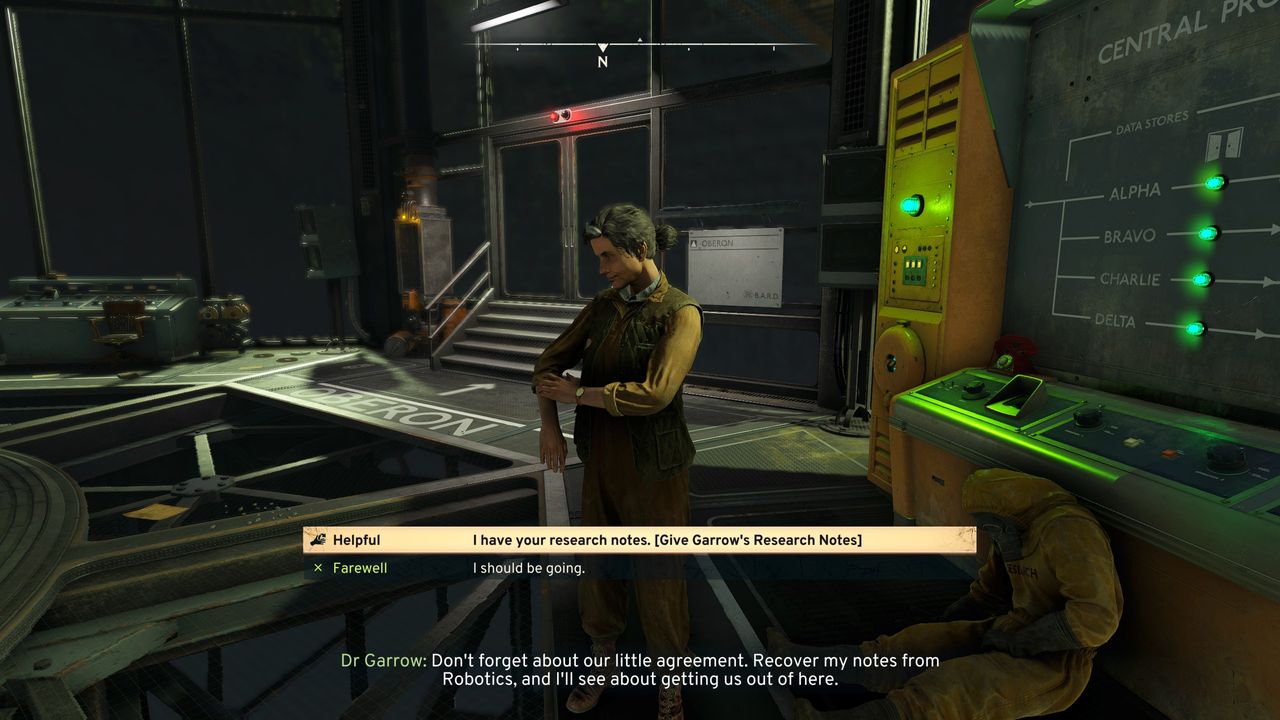 Atomfall free Garrow - The doctor in the central processor
