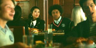 Legacies Season 2 Olivia Liang as Alyssa Chang with Quincy Fouse as Milton "MG" Greasley The CW