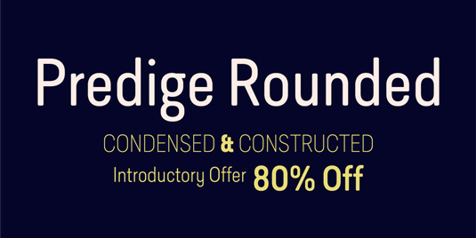 Predige Rounded font