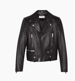 a saint laurent motorcycle jacket