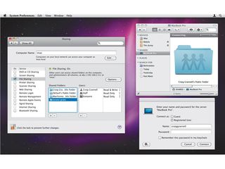 How to share files over a network in OS X