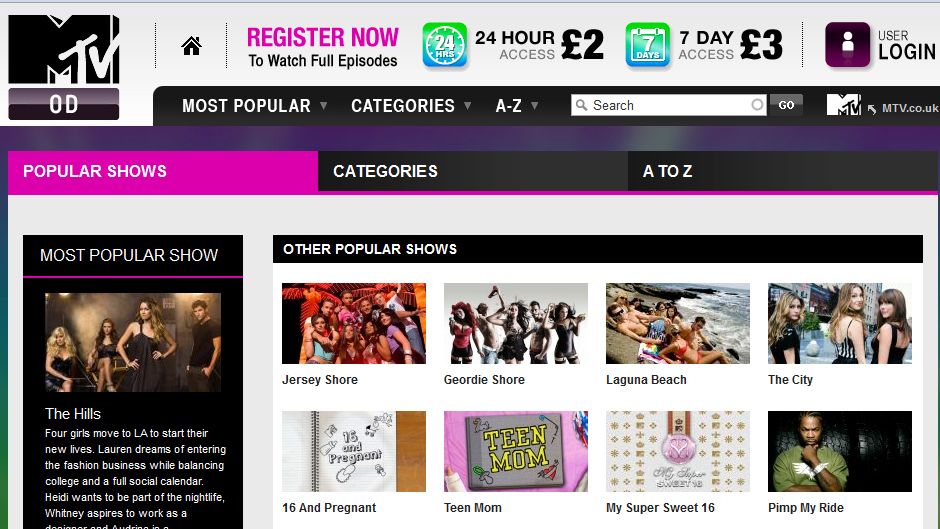 MTV gets in on the ondemand game TechRadar