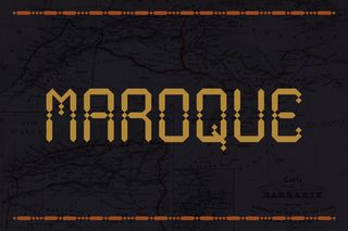 Maroque font