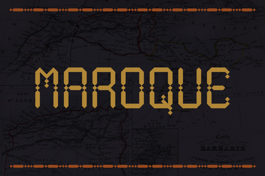 Maroque font
