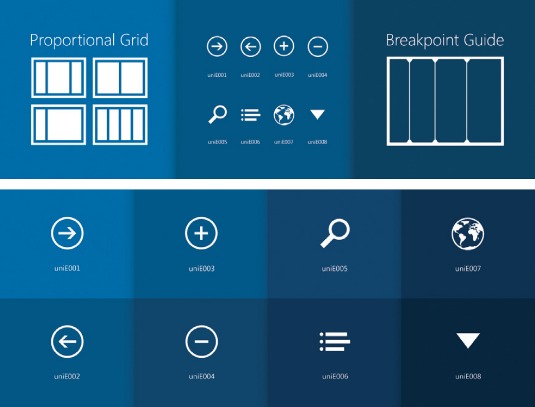 The pieces of the design system Paravel created for Microsoft's new site