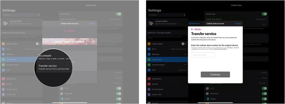 How to transfer your iPad cellular data plan to your new iPad | iMore