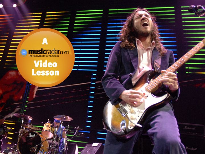 frusciante john stratocaster guitar fender play chili strat musicradar corbis peppers stars mosenfelder tim  mos guitars