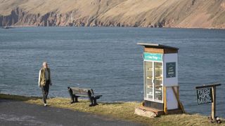 Shetland season 6 - James Perez (Benny Young) visits the cake fridge